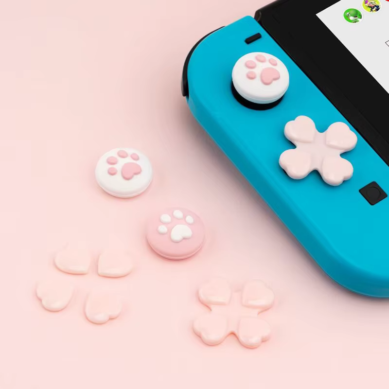 D-pad déplacer bouton de Direction croisée ABXY clé autocollant Joystick pouce bâton poignée couvert