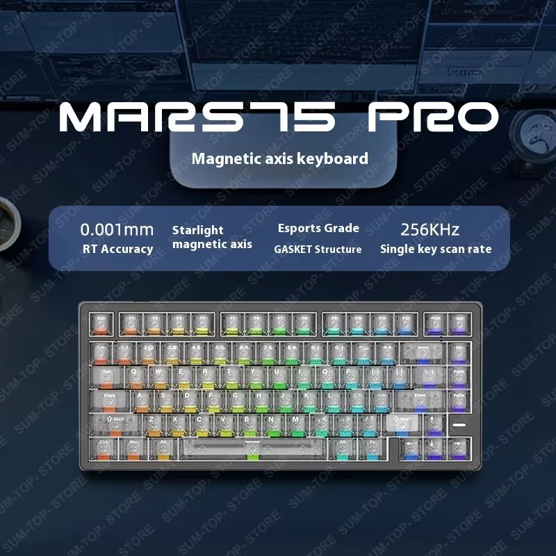 IROK Carotmas Mars75 Pro Mercury68 mars68 pro clavier mécanique magnétique de jeu 75% 0.001mm 8K 0.1