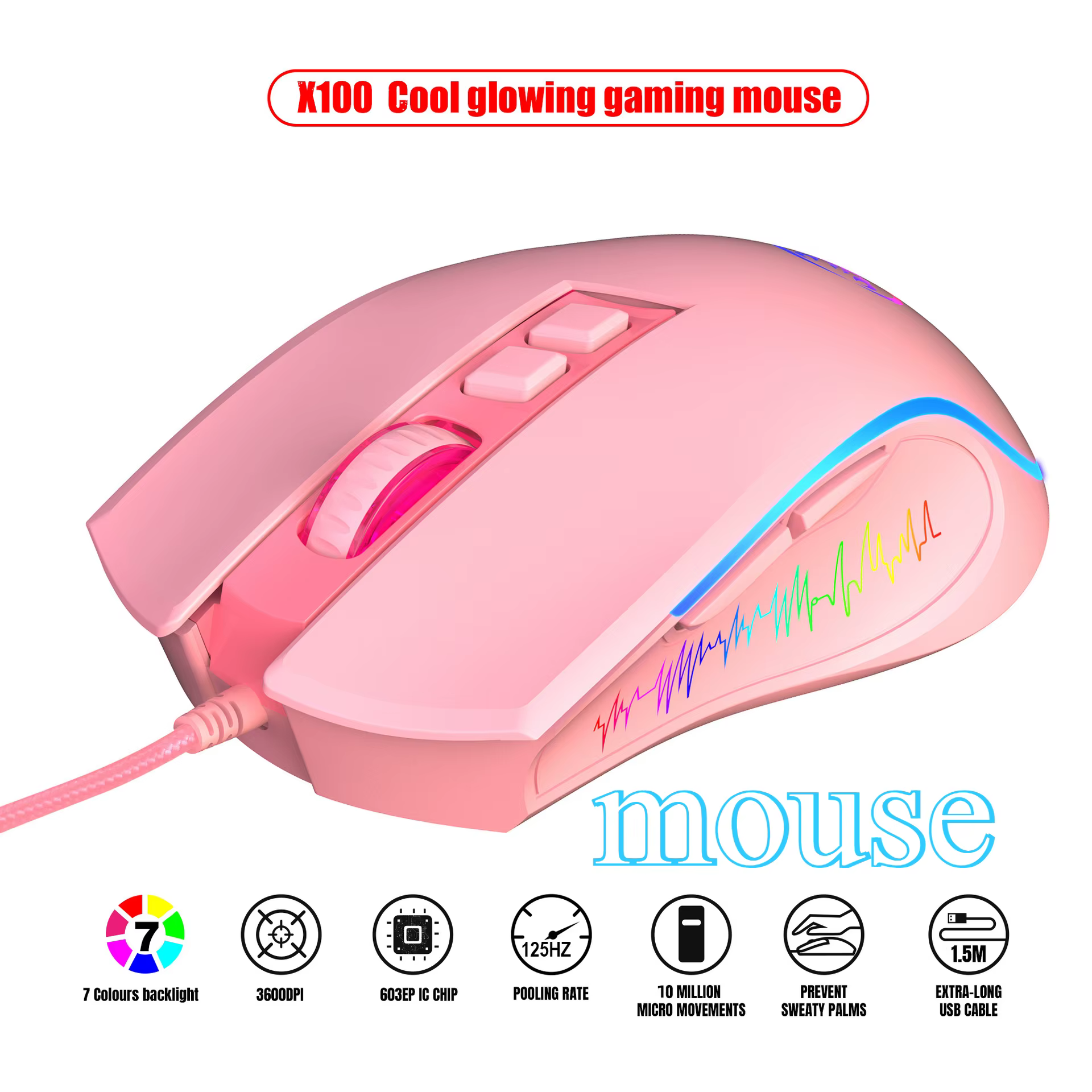 Kit clavier et souris teclados gamer claviers combos 60% PC teclado e branco clavier souris gaming d