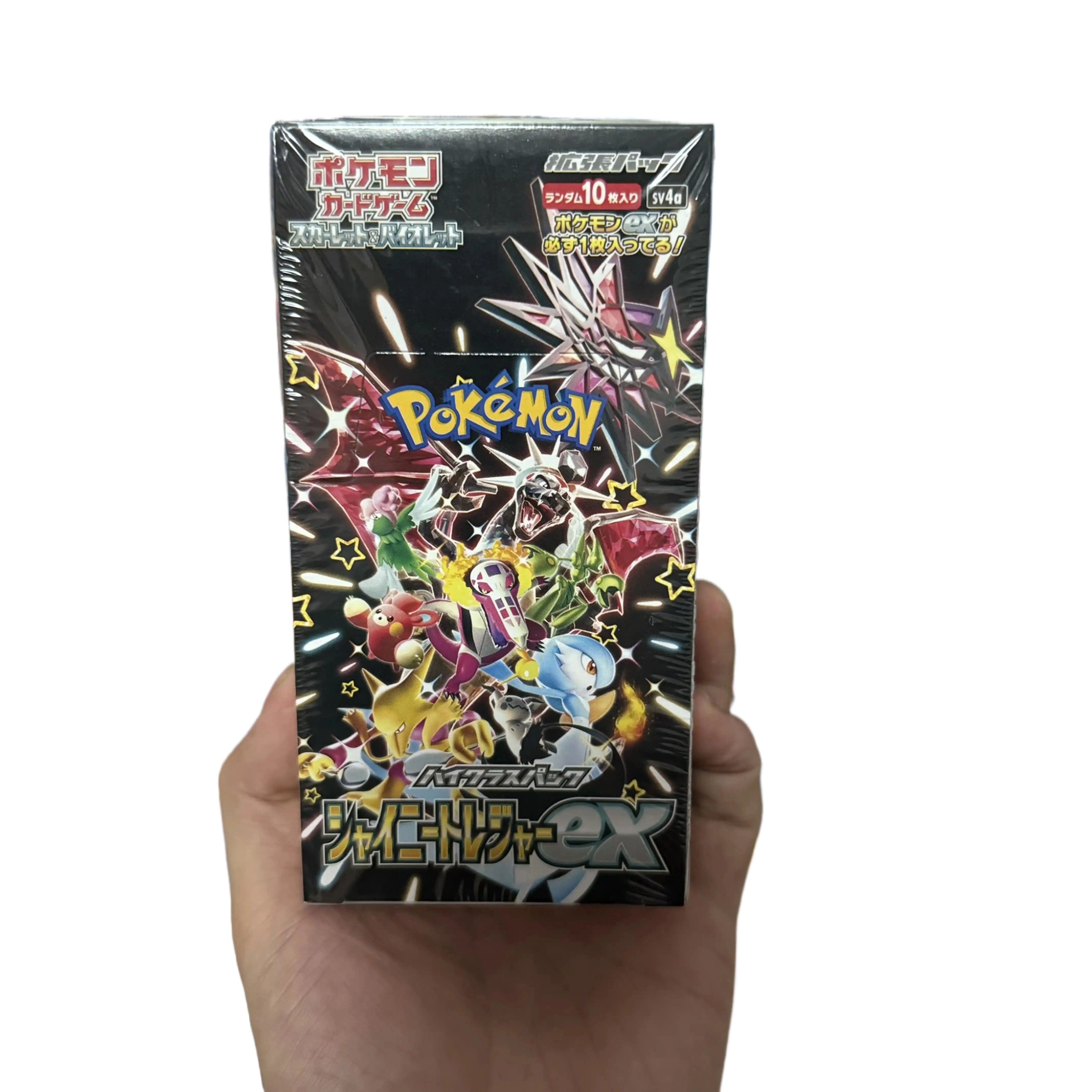 Jeu de cartes à collectionner Pokemon Shiny Treasure Ex Sv4a, cartes flash japonaises originales, pa