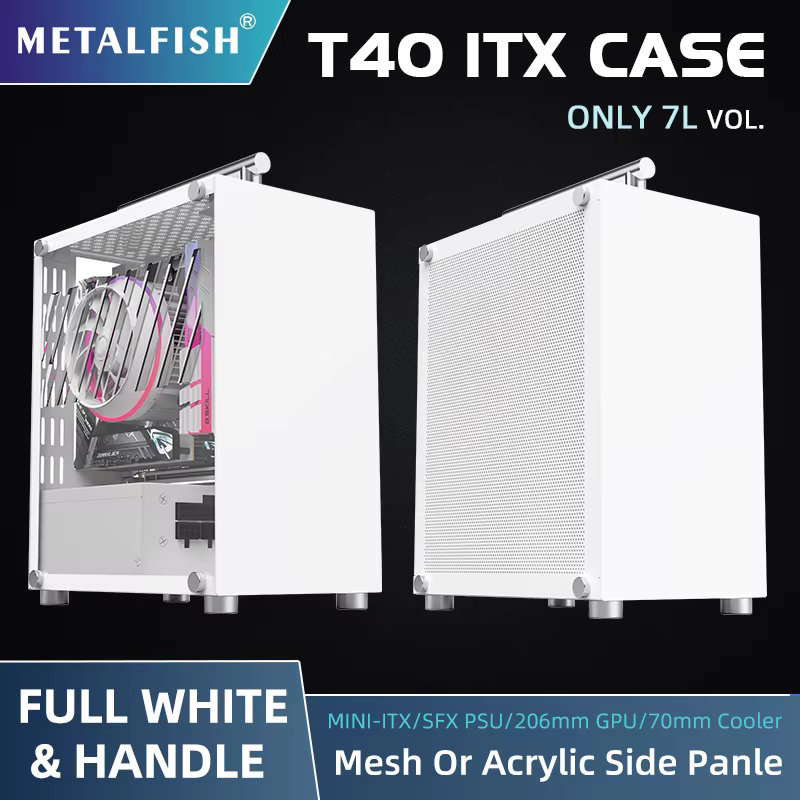 Boîtier T40 Mini ITX 7L pour ordinateur de jeu