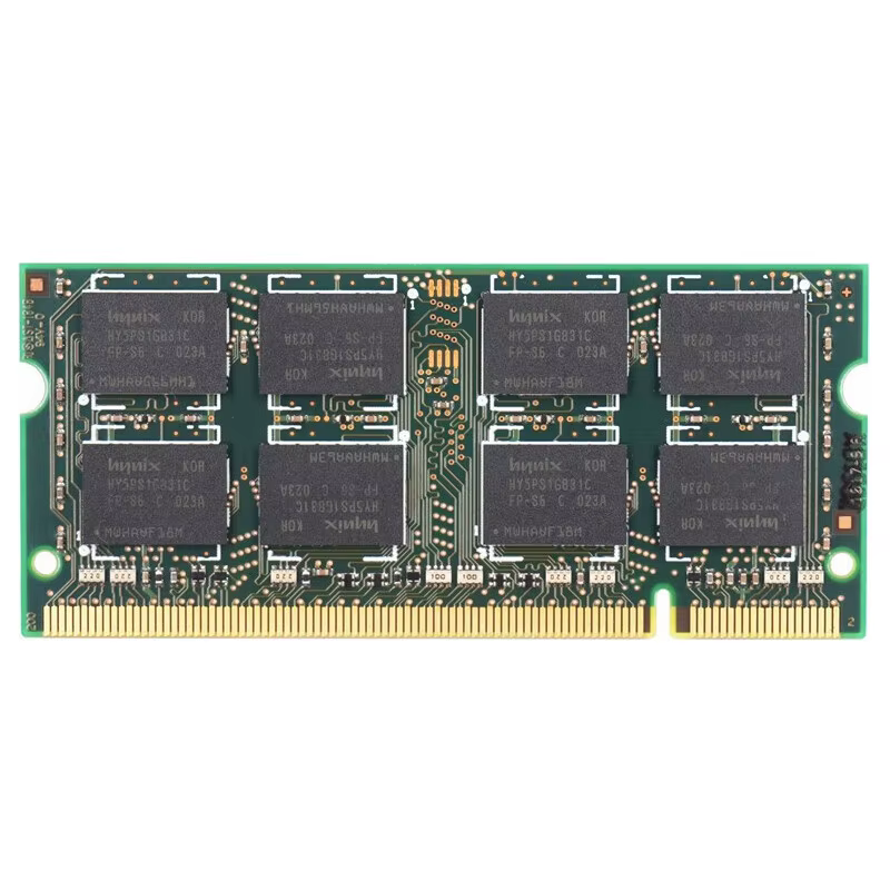 2GB 4GB 667MHz 800MHz 2R × 8 Ordinateur Portable RAM Notebook Memory SODIMM PC2-5300 6400 1.8V 200 Pin