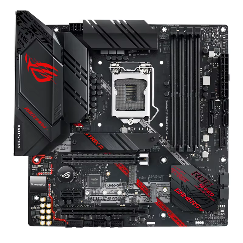 La carte mère ASUS ROG STRIX B460-G GAMING Socket 1200 prend en charge les processeurs CPU Isabel Core