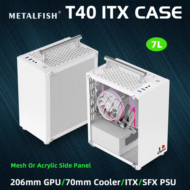Boîtier T40 Mini ITX 7L pour ordinateur de jeu