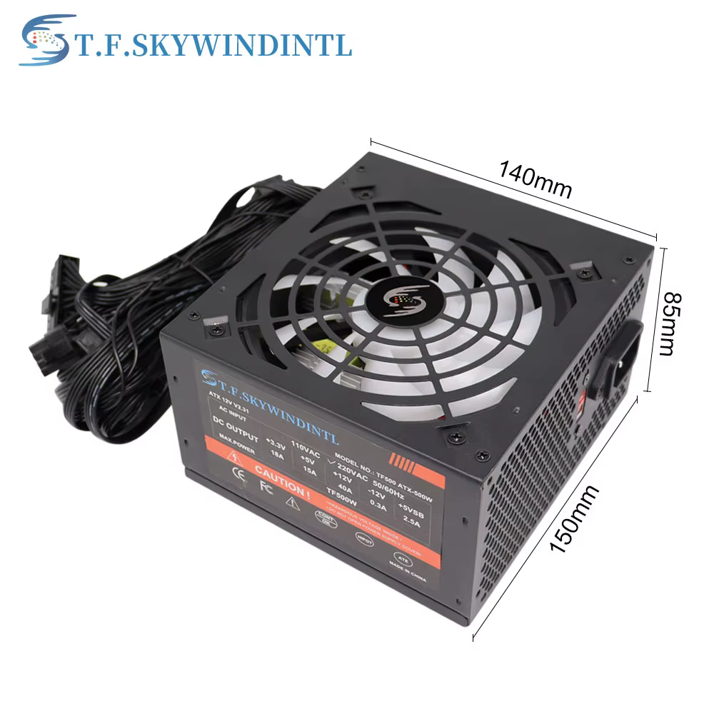 Fonte 500w PSU12V PC Sources d'alimentation pour bureau