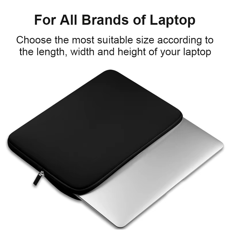 Sac noir pour ordinateur portable 11 13 14 15 15.6 pouces pour Lenovo Xiaomi Dell