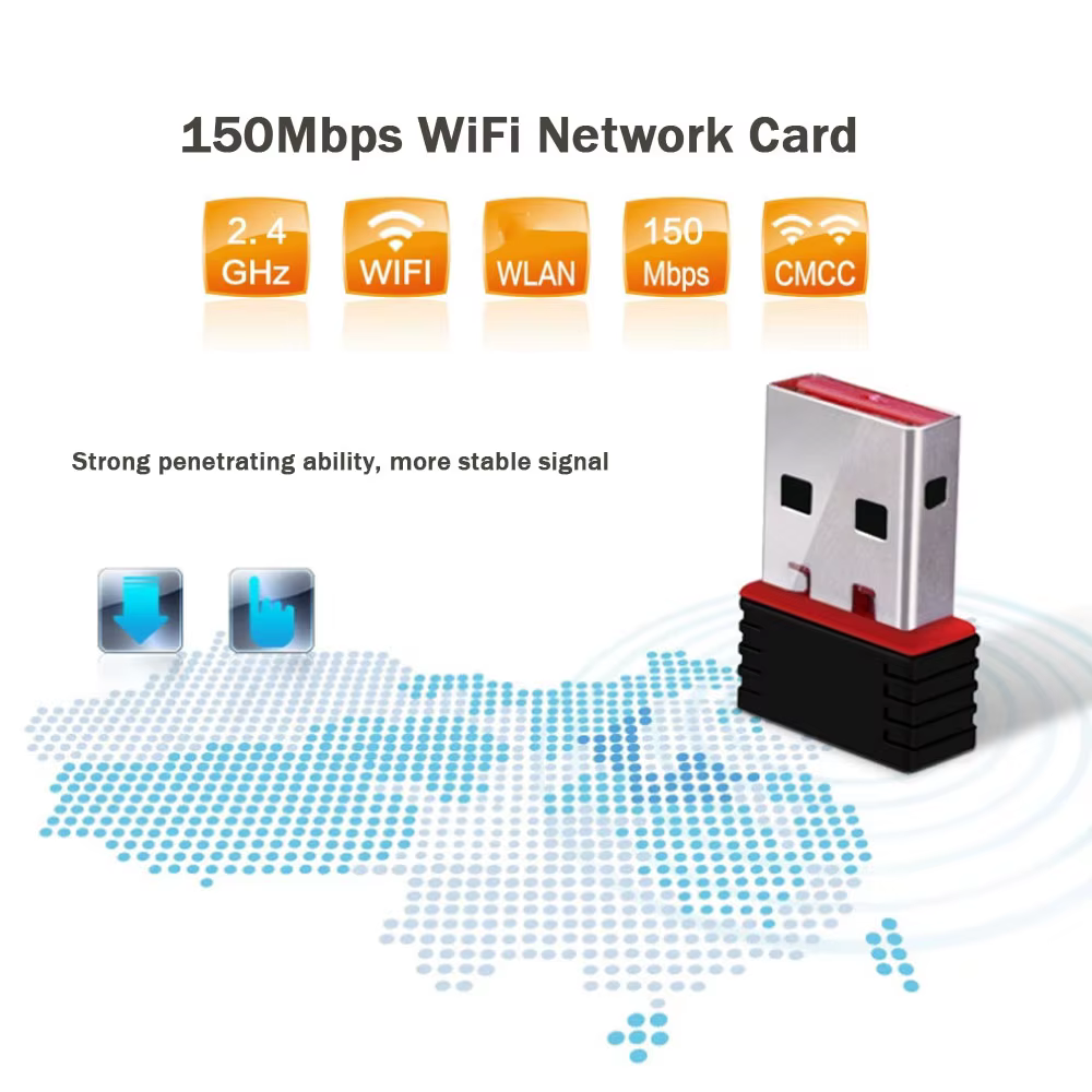 Mini carte réseau portable USB 2.0