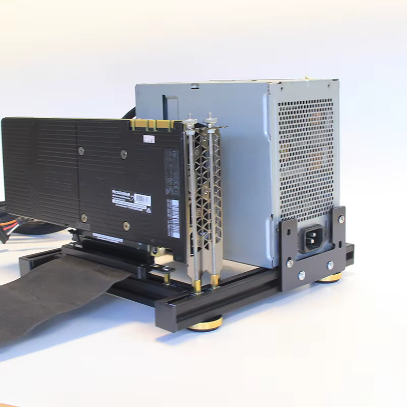 Support de carte graphique externe en aluminium, pour ATX PSU