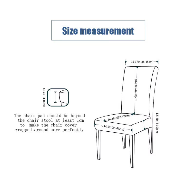 Housses de chaise de salle à manger, housse de protection de chaise de salle à manger extensible imperméable et résistante à l'huile en cuir Pu solide