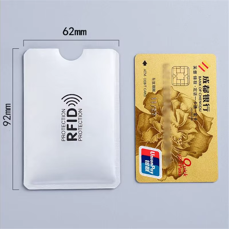 5-20 pièces Anti Rfid porte-carte NFC blocage lecteur serrure ID porte-carte bancaire étui Protection métal carte de crédit étui en aluminium