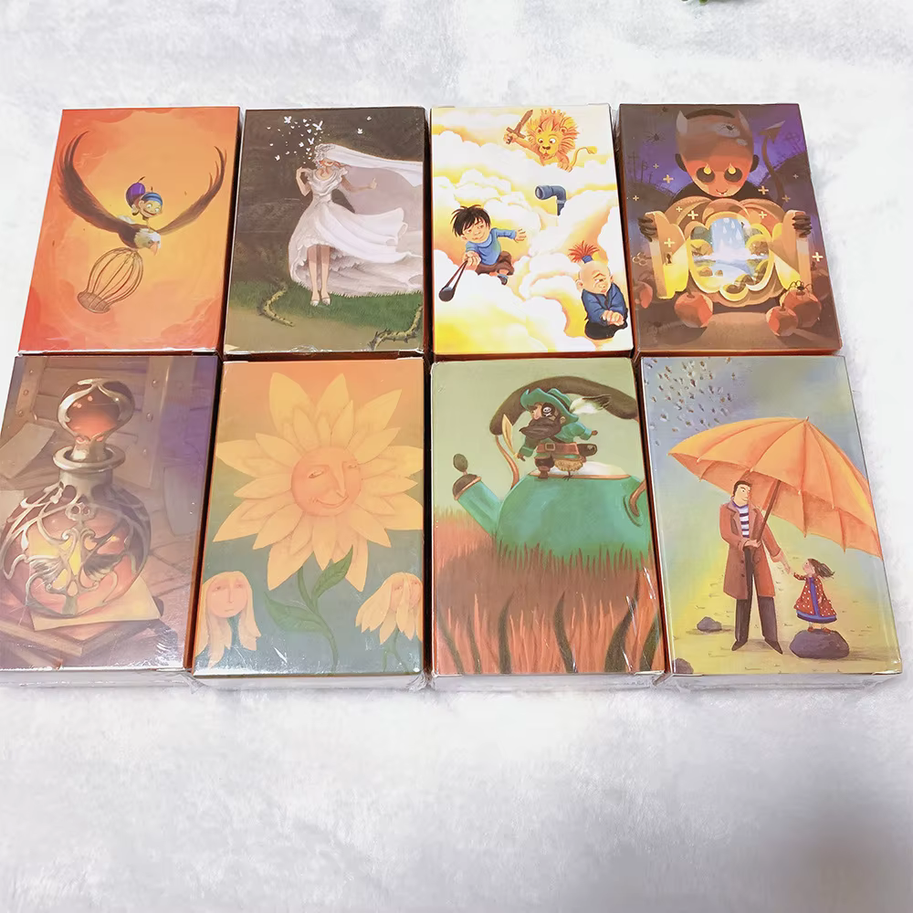 Jeu de cartes miniatures 84 cartes pour raconter des histoires, jeu de société éducatif de haute qualité pour enfants, famille et soirées