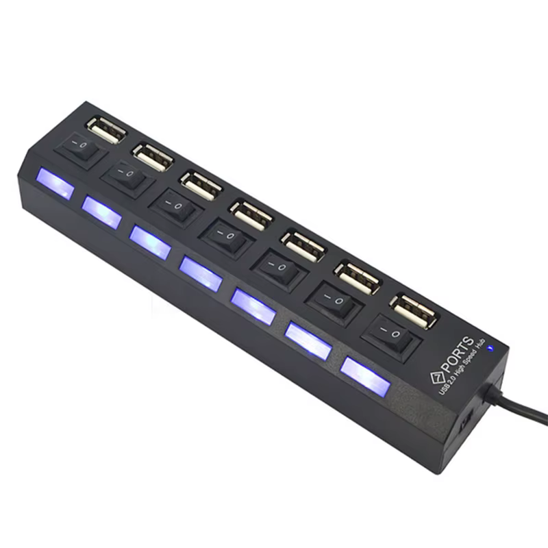 Adaptateur d'extension Hub USB 4/7/12 ports