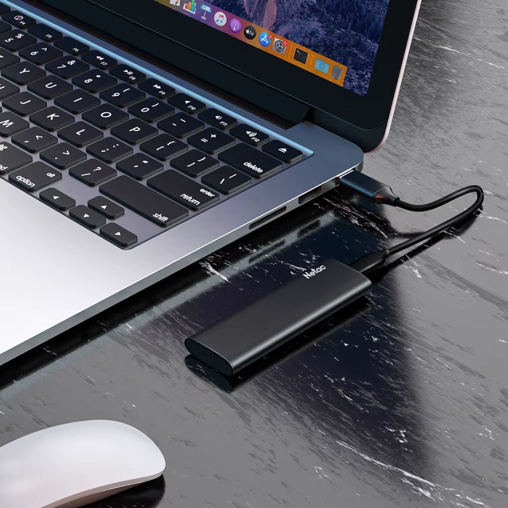 Disque SSD externe portable Netac 1 To 500 Go 250 Go 2 To