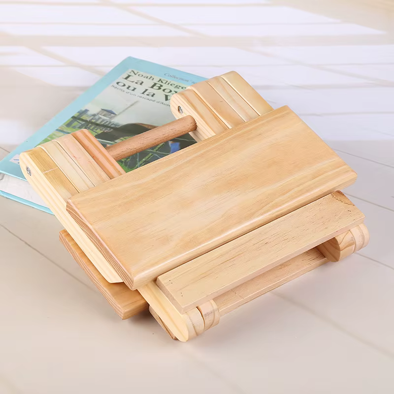 Chaise pliante en bambou naturel, tabouret pliant Portable Simple en bois, chaise de pêche en plein air, petit tabouret pliable, chaise de plage