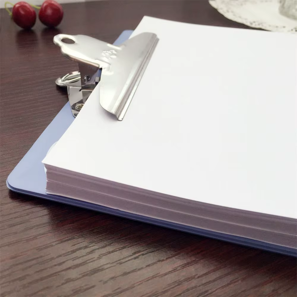 Livre de renforcement de stockage de billets en papier, dossier de fichiers, A4, A5, horizon, presse-papiers, tableau d'écriture, clip A4, porte-documents, menu, dossier de factures