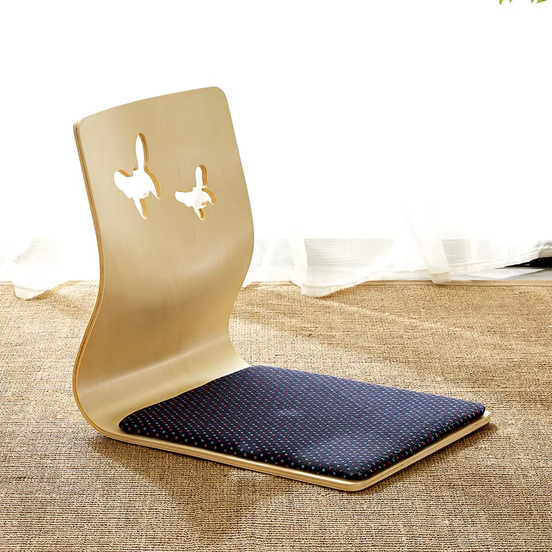 (2 pièces/lot) Damedai japonais coréen sièges Zaisu chaise meubles de salon asiatique traditionnel Tatami plancher sans jambes chaise siège