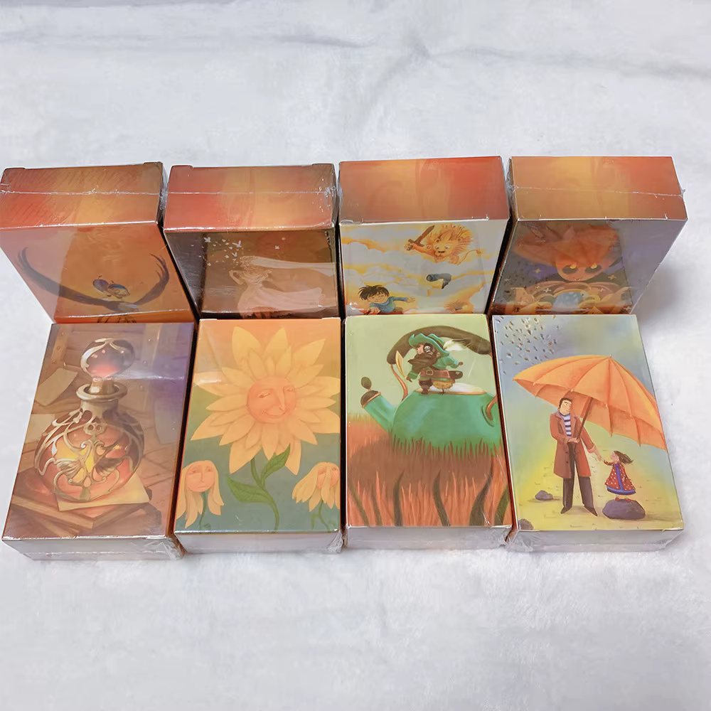 Jeu de cartes miniatures 84 cartes pour raconter des histoires, jeu de société éducatif de haute qualité pour enfants, famille et soirées
