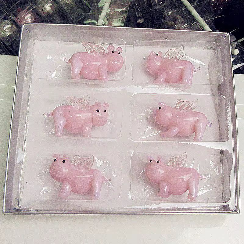 Figurines de souris en verre de Murano faites à la main, symbole du Nouvel An 2026, ornement de Noël, décoration de la maison, animaux miniatures mignons, statue de rat en verre