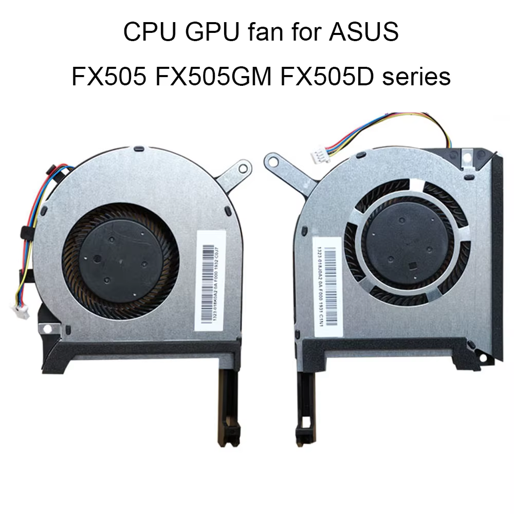 Ventilateurs de refroidissement CPU GPU pour ordinateur portable ASUS Rog Strix FX505 FX505G FX505GE FX505D TUF