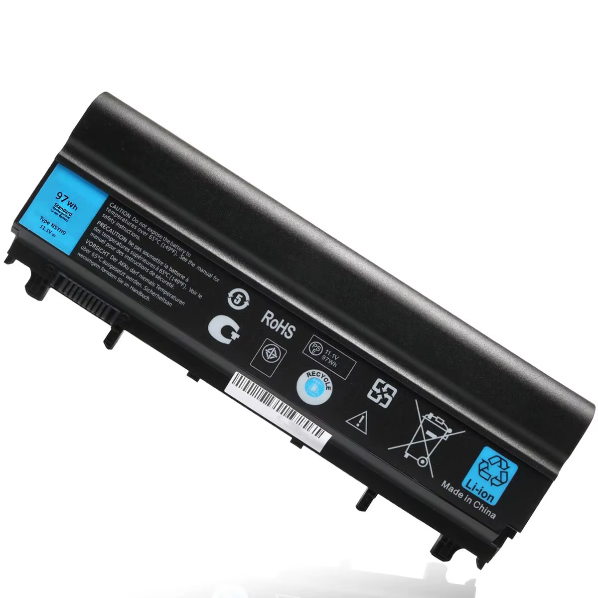 Damaite 9 cellules 97Wh nouvelle batterie d'ordinateur portable pour Dell Latitude E5440 E5540 N5YH9 FT6D9 3K7J7 M7T5F