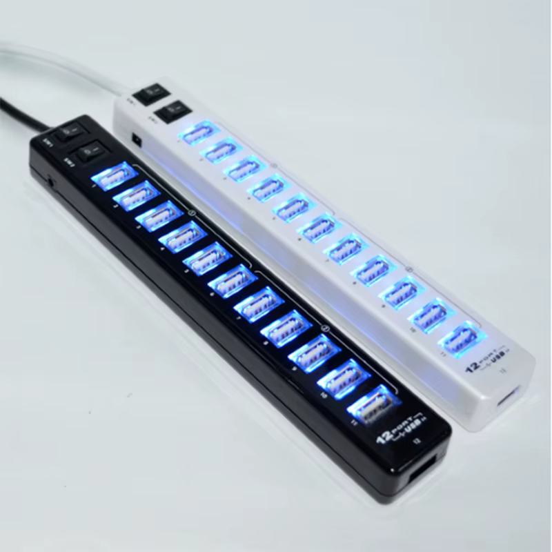 Adaptateur d'extension Hub USB 4/7/12 ports