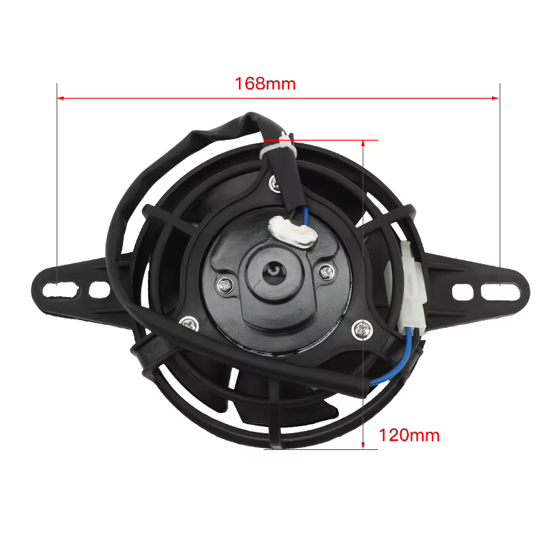 Ventilateur de refroidissement pour moto, refroidisseur d'huile, moteur électrique, Electrofan pour 150cc, 200cc, 250cc, Go Kart Bumosquito, Motocross Endflats
