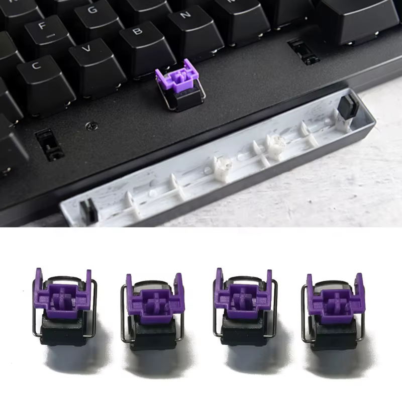 Commutateurs optiques violets pour clavier mécanique de jeu