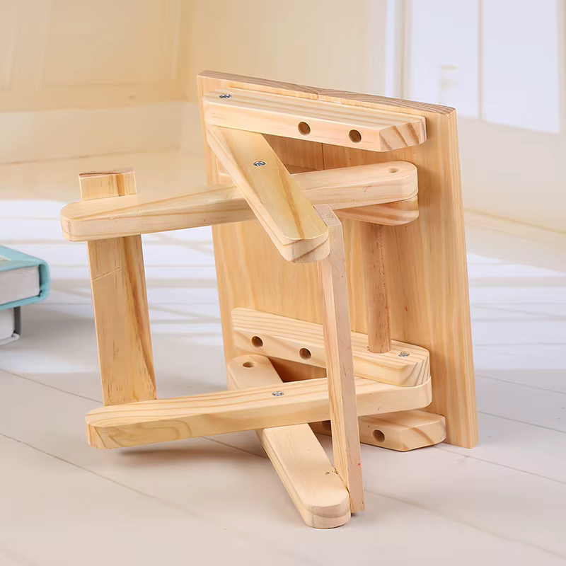 Chaise pliante en bambou naturel, tabouret pliant Portable Simple en bois, chaise de pêche en plein air, petit tabouret pliable, chaise de plage