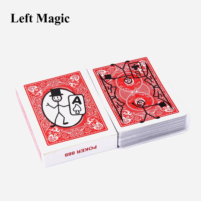Jeu de cartes magiques de dessin animé, paquet de tours de magie, carte à jouer, prédiction d'animation, accessoires magiques amusants, jouets Gimmick