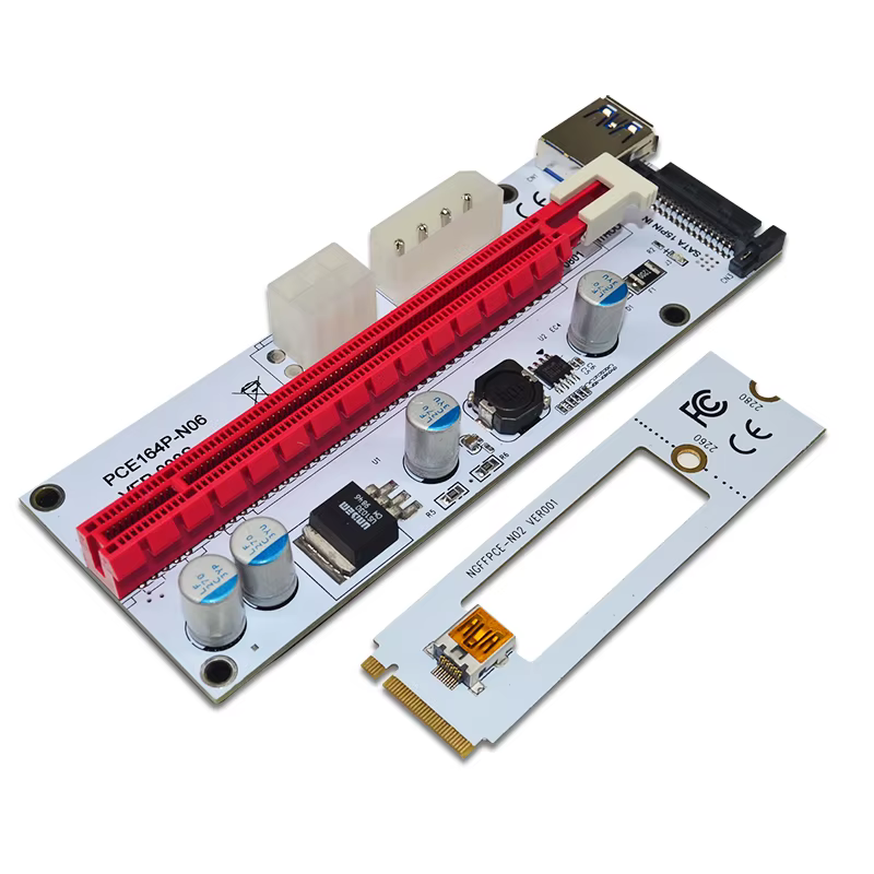 M.2 NGFF – Riser de carte de transfert vers PCI-E X16