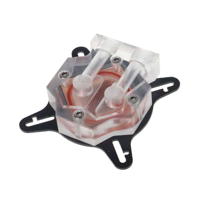 Refroidisseur d'eau universel transparent pour carte fouille