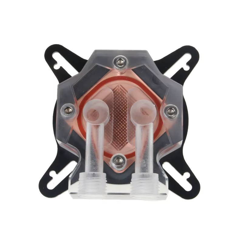 Refroidisseur d'eau universel transparent pour carte fouille