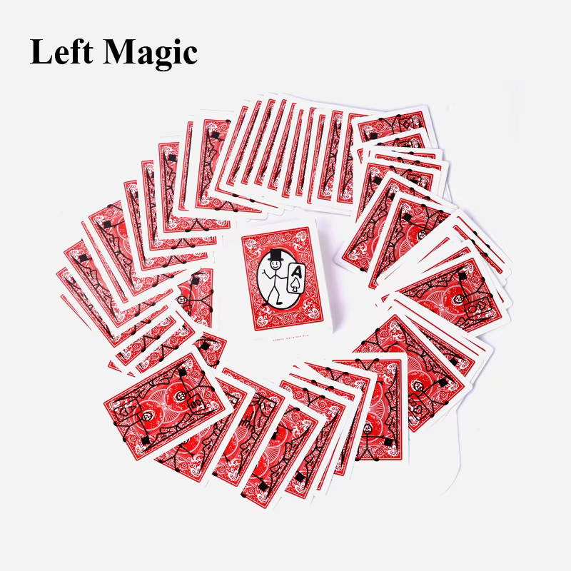 Jeu de cartes magiques de dessin animé, paquet de tours de magie, carte à jouer, prédiction d'animation, accessoires magiques amusants, jouets Gimmick