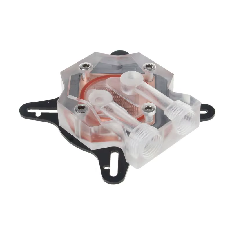 Refroidisseur d'eau universel transparent pour carte fouille