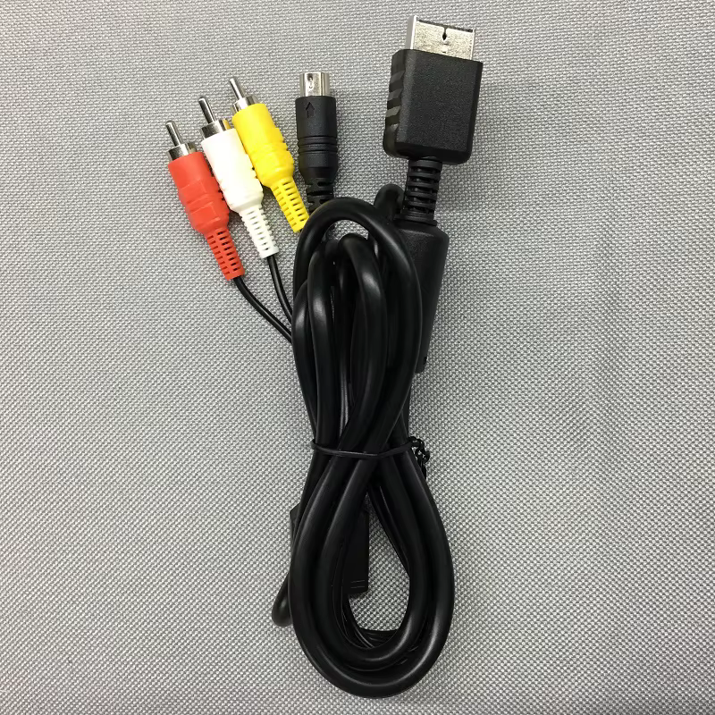 FZQWEG Câble audio vidéo AV S-Video pour PS2 PS3 - Connexion