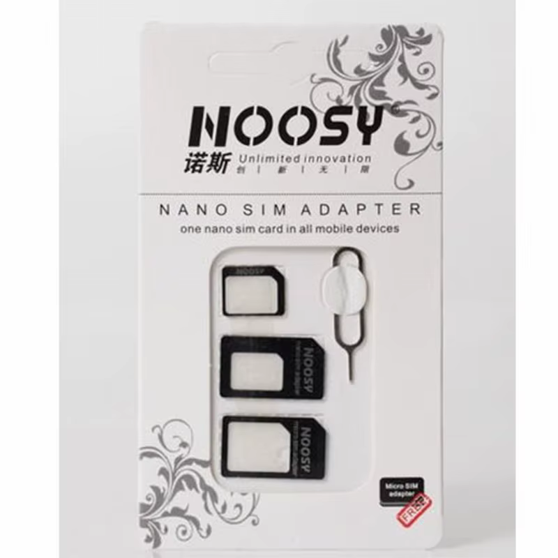 Kit de convertisseur d'adaptateur de carte SIM vers Micro Atandard pour Apple iPhones Android sony xperia Z1 zte nubia z7 Z9 homtom ht16 NOOSY 2016