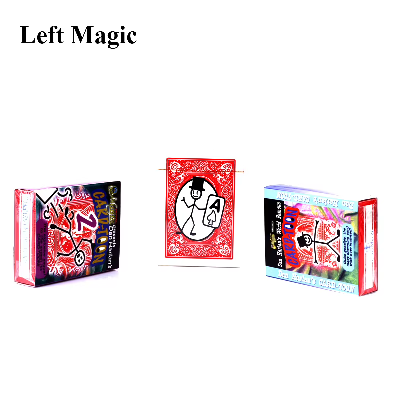 Jeu de cartes magiques de dessin animé, paquet de tours de magie, carte à jouer, prédiction d'animation, accessoires magiques amusants, jouets Gimmick