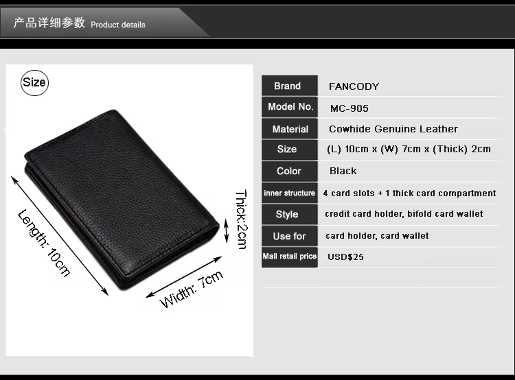 Mode de luxe en cuir véritable cartes portefeuilles hommes porte-cartes de crédit femmes porte-carte et d'identité organisateur masculin porte-carte de visite