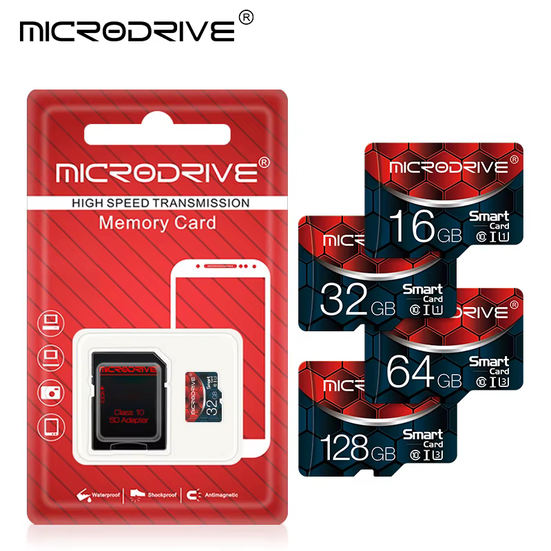 Carte Mini SD 100% Originale Classe 10 4 Go 16 32 64 128 Go