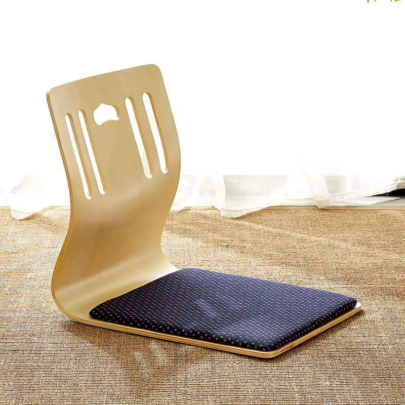 (2 pièces/lot) Damedai japonais coréen sièges Zaisu chaise meubles de salon asiatique traditionnel Tatami plancher sans jambes chaise siège