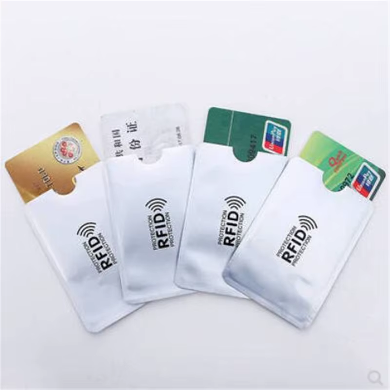 5-20 pièces Anti Rfid porte-carte NFC blocage lecteur serrure ID porte-carte bancaire étui Protection métal carte de crédit étui en aluminium