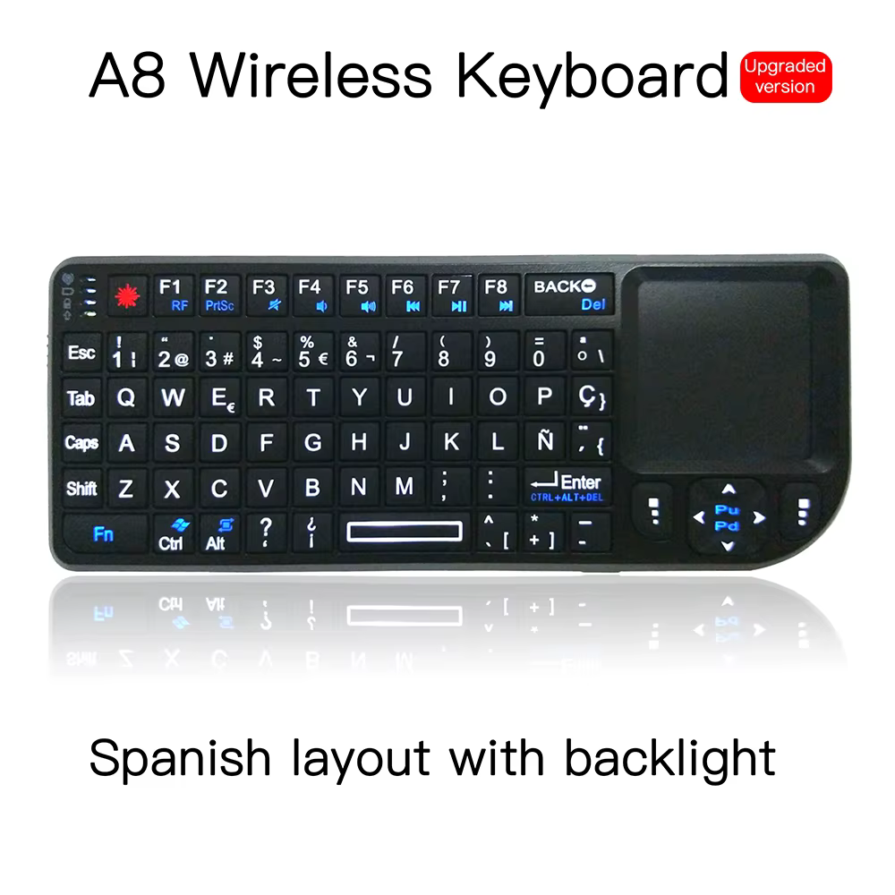 Clavier sans fil 2.4G RF klawiatura 3 en 1