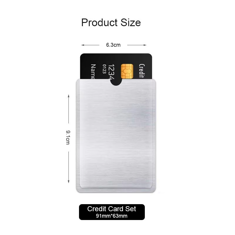 RFID Bchampionship Sleeves, Anti-vol, RFID Card Wallet, Protector, NDavid décennie king Holder, Ta.com Theft, Anti-Scan Card Sleeve, 100Pcs