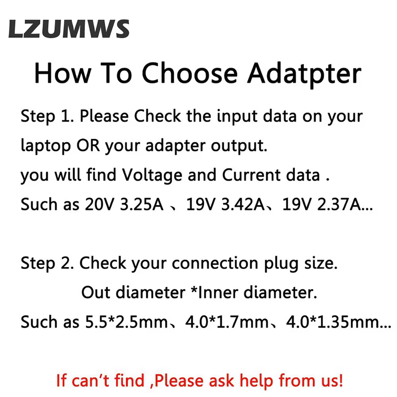 Adaptateur chargeur AC pour ordinateur portable