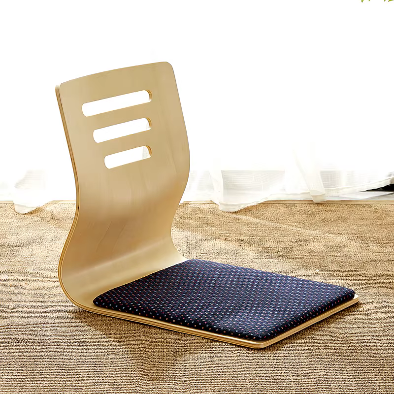 (2 pièces/lot) Damedai japonais coréen sièges Zaisu chaise meubles de salon asiatique traditionnel Tatami plancher sans jambes chaise siège