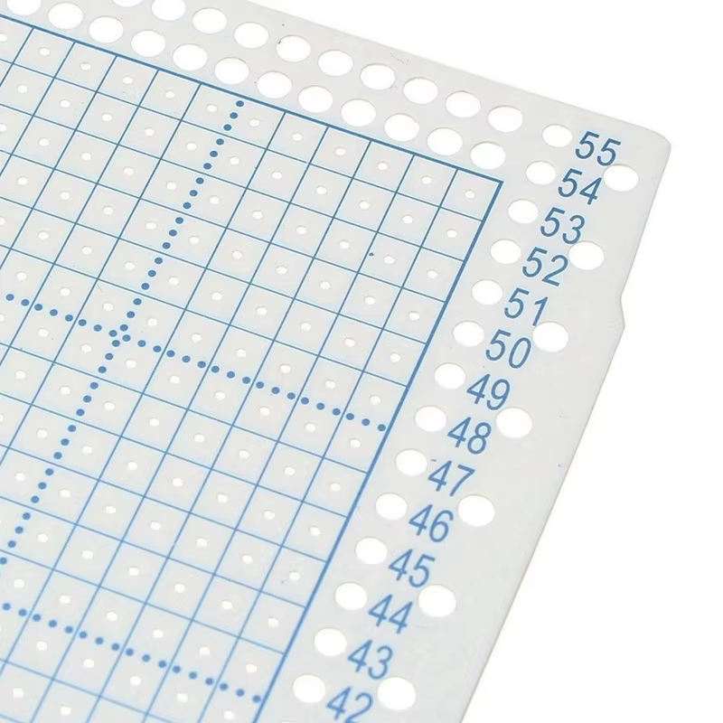 Brother – carte poinçon 24 points, 50 feuilles, pièces de Machine à tricoter KH860 KH260, accessoires d'artisanat manuel de bricolage de pull