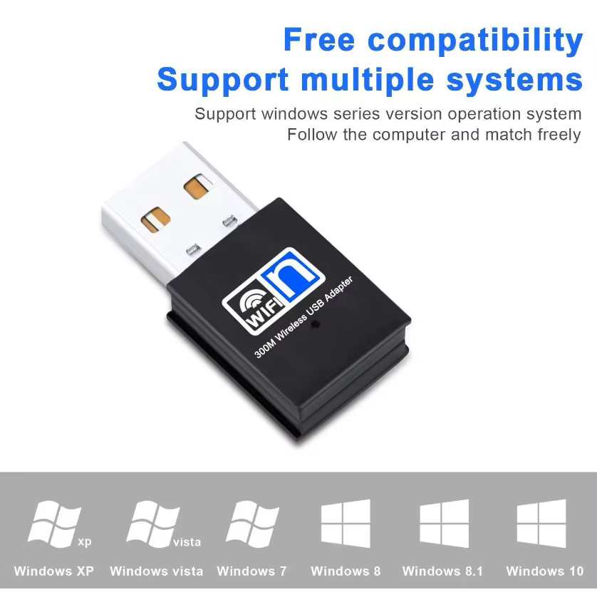 Adaptateur Wifi USB Mini 300 Mbps Carte Réseau
