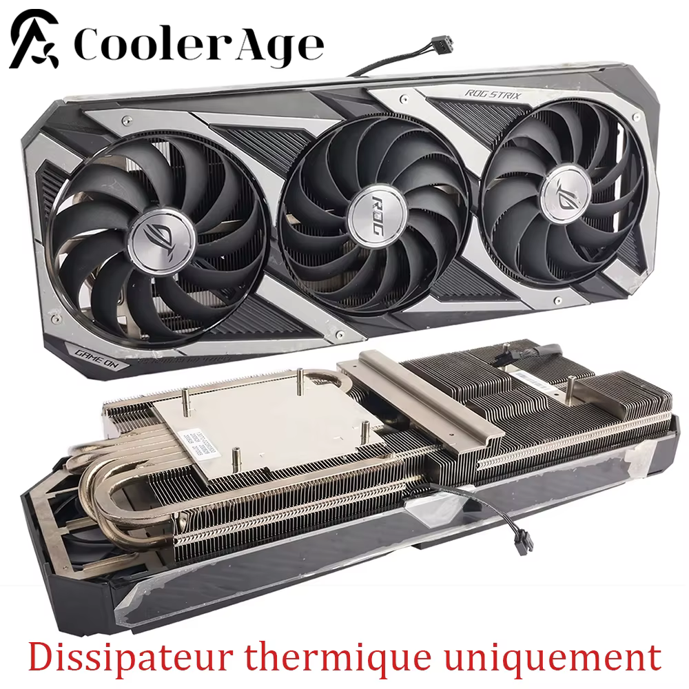 Dissipateur thermique de refroidissement pour carte graphique ASUS ROG STRIX RTX 3060Ti 3070 3070Ti 3080 3080Ti 3090 RX