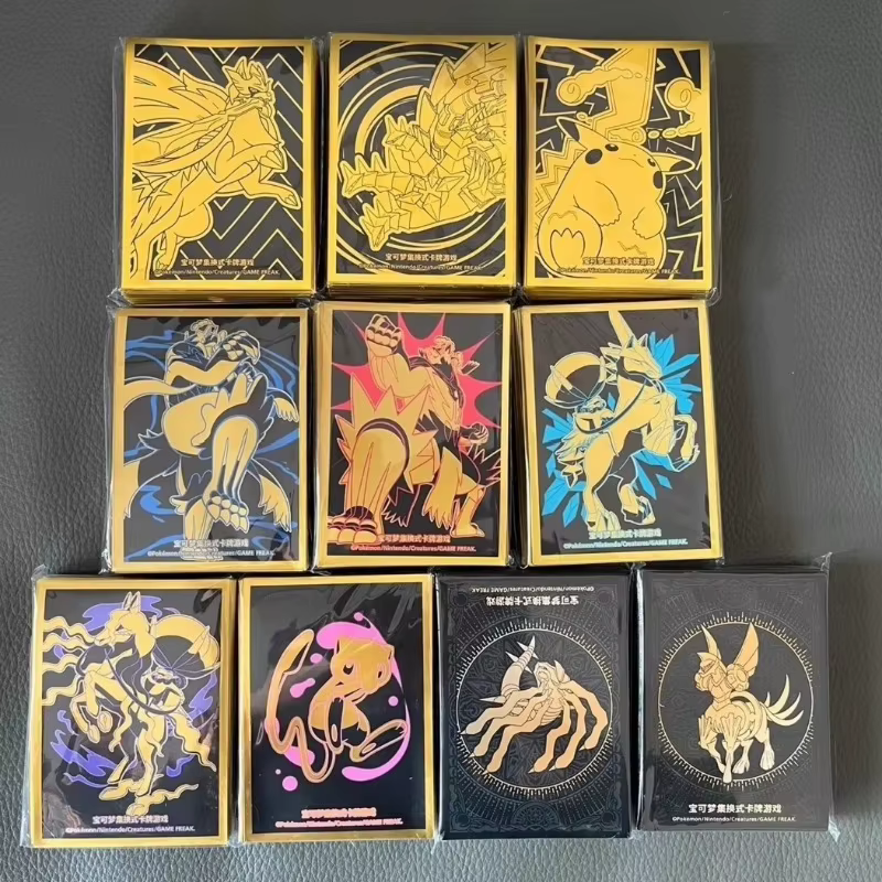 Carte Pokémon authentique originale PTCG Pikachu Eevee Mew Charizard, pochette de protection pour cartes, collection de jeux, cadeaux