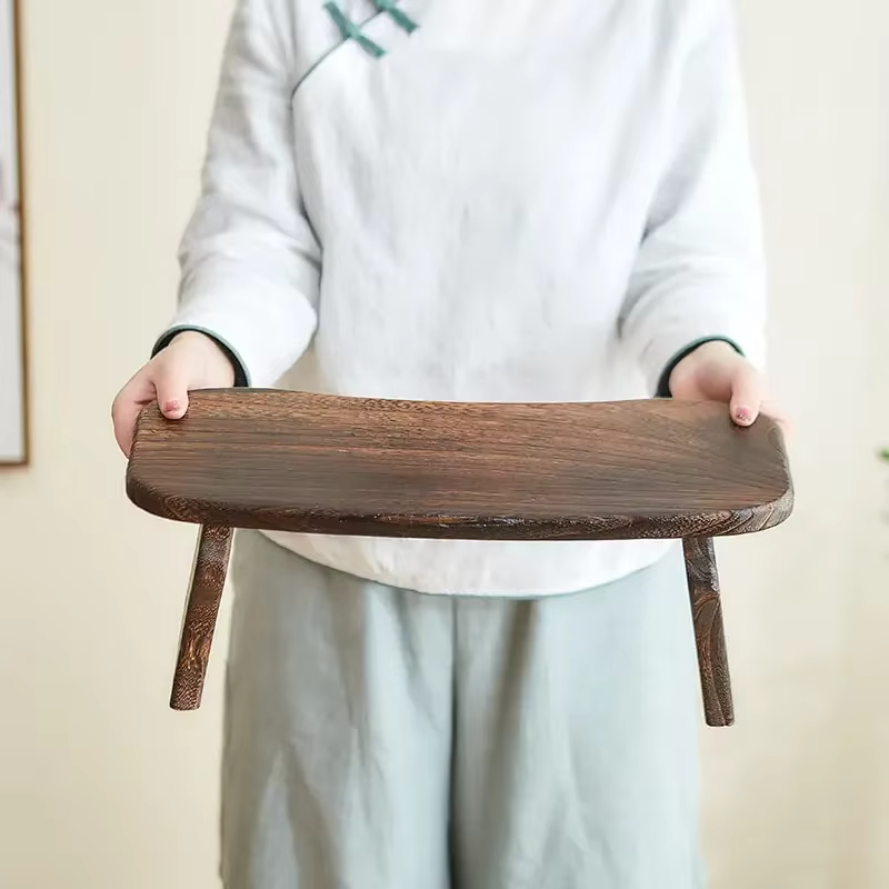 Tabouret Long de Style japonais, banc à chaussures en bois massif, baie vitrée moderne, tabouret bas, siège de pied de porche, chaise créative pour enfants pour salon